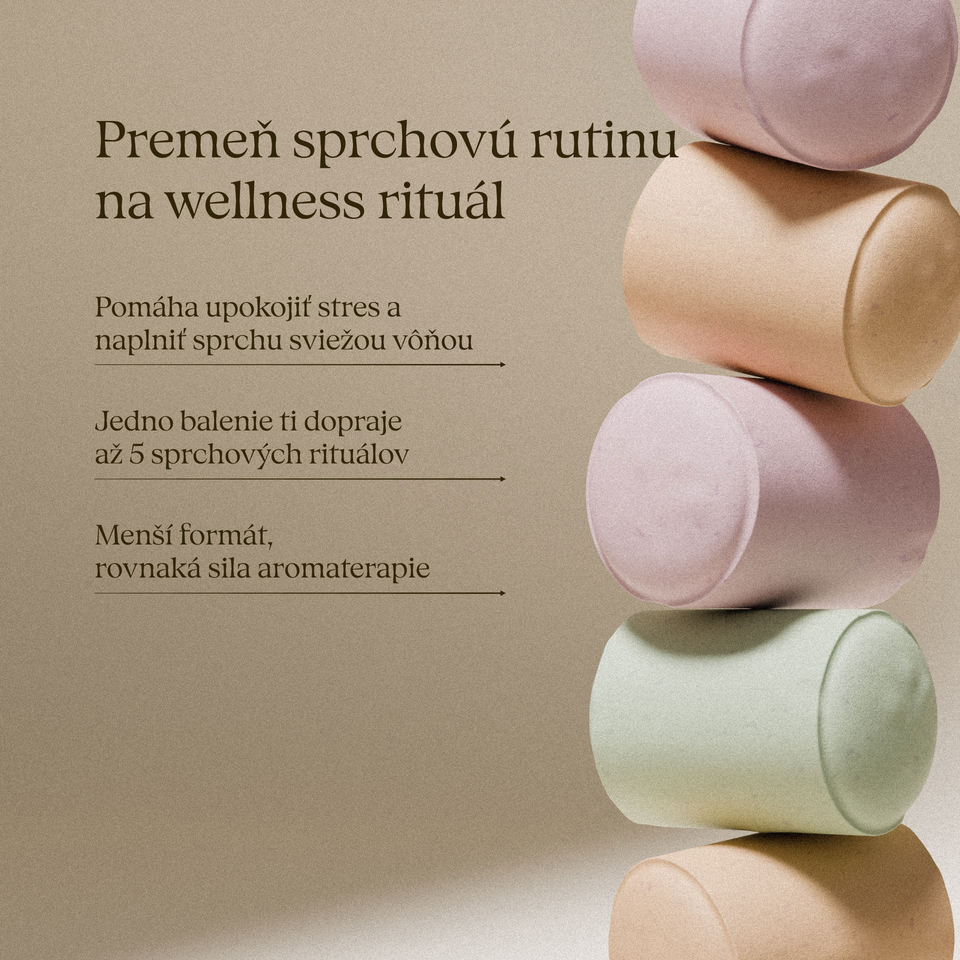Calm - Sprchové guľôčky (5 ks)