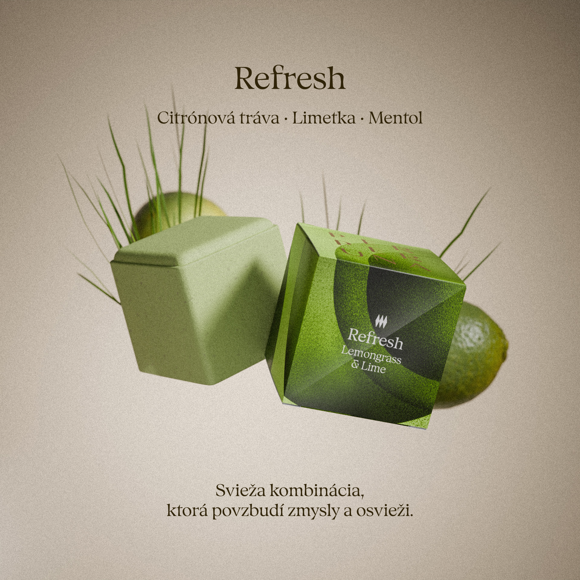 Refresh - Sprchová aromatická kocka