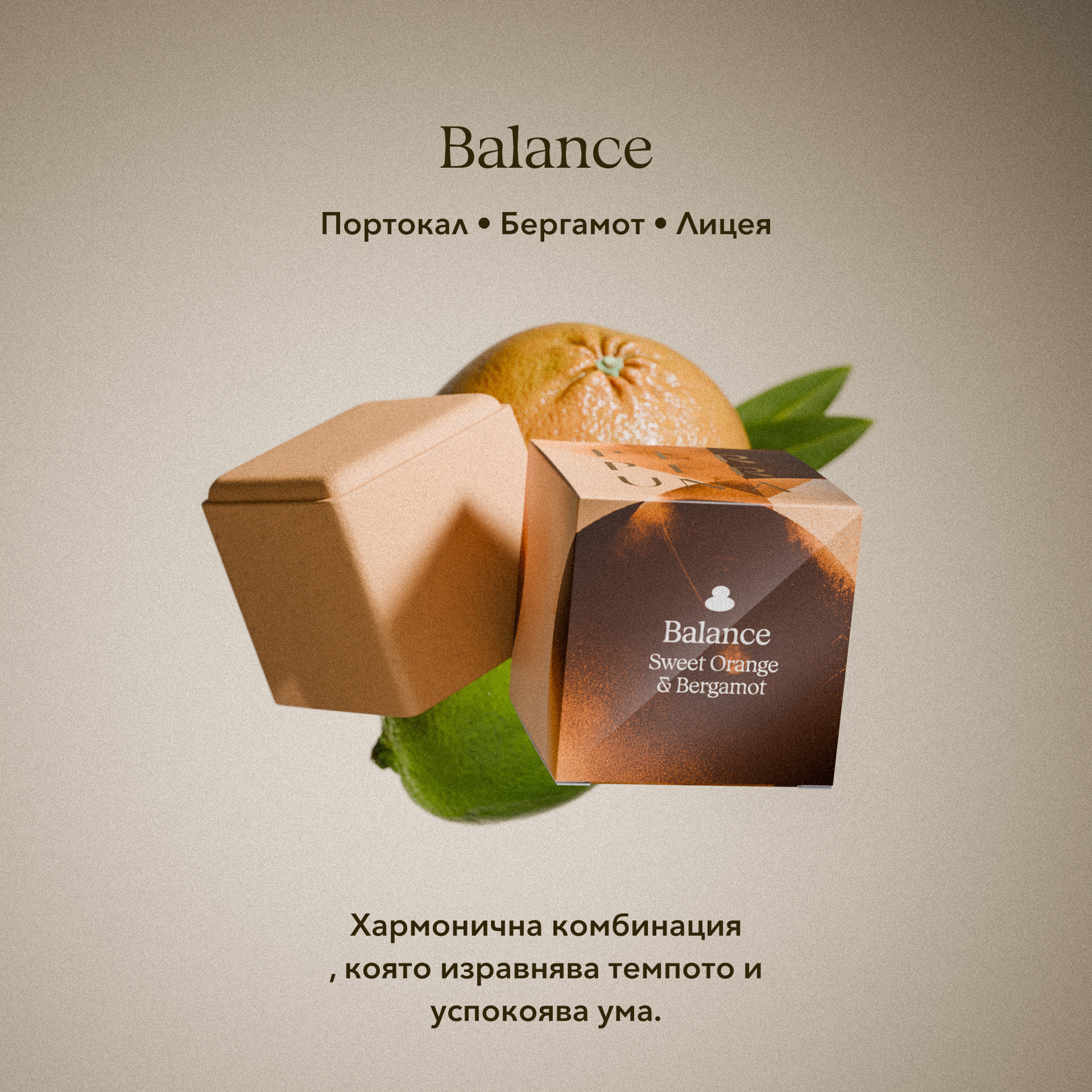 Balance - Ароматна кубче за душ